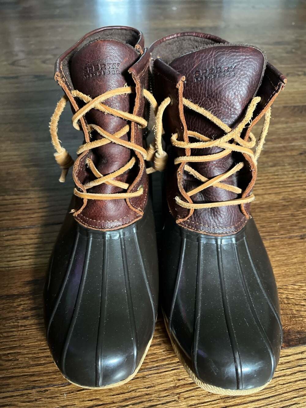 Sperry Women's Saltwater Waterproof Leather Duck Boots - Macy's,